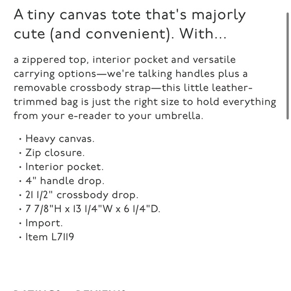 The Canvas Small Zip-Top Transport Crossbody - Picture 6 of 6